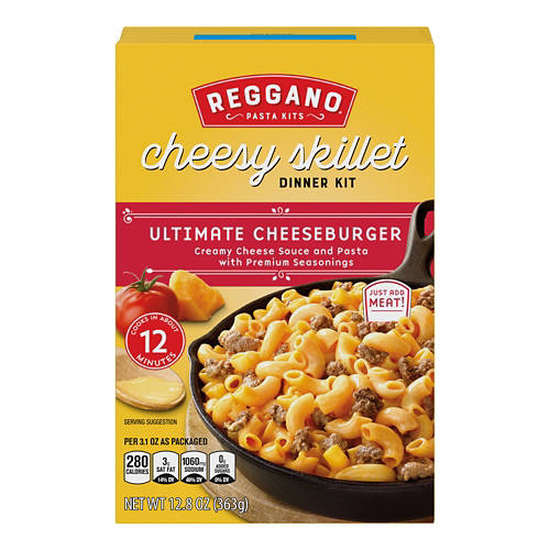 Reggano Ultimate Cheeseburger Cheesy Skillet Dinner Kit, 12.8 oz